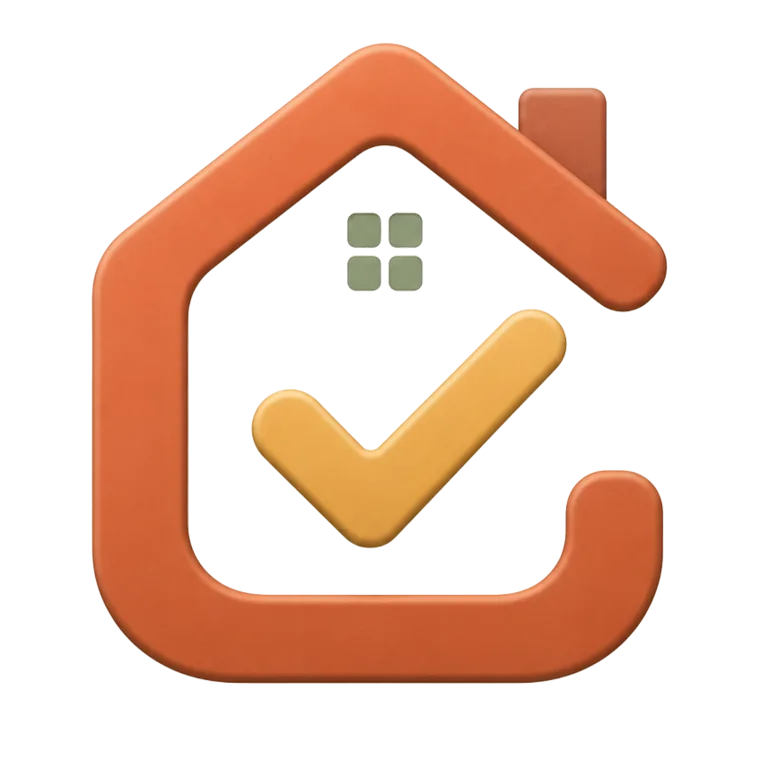 House check — ChoreCred clay illustration
