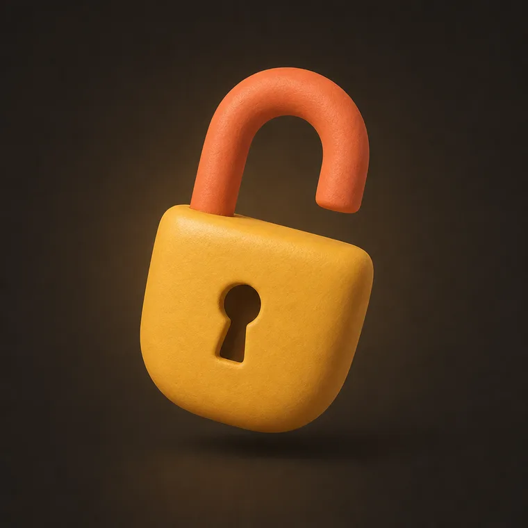 Unlock — ChoreCred clay illustration