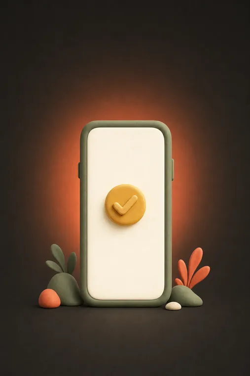 App launch screen — ChoreCred clay illustration